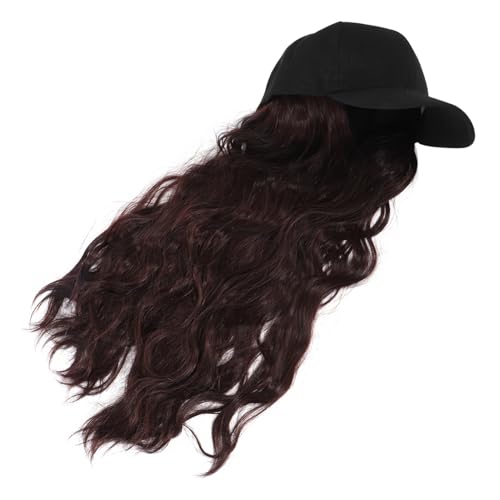 Casquette de baseball femme cheveux bouclés anti-frisottis