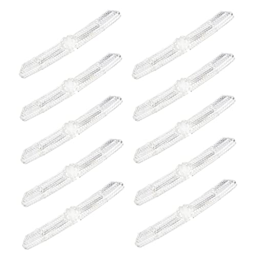 Kisangel Bike Wheel Reflectors 10Pcs Bicycle Spoke Reflective Safety Warning Accessories for Night Riding Road and Mountain Bikes