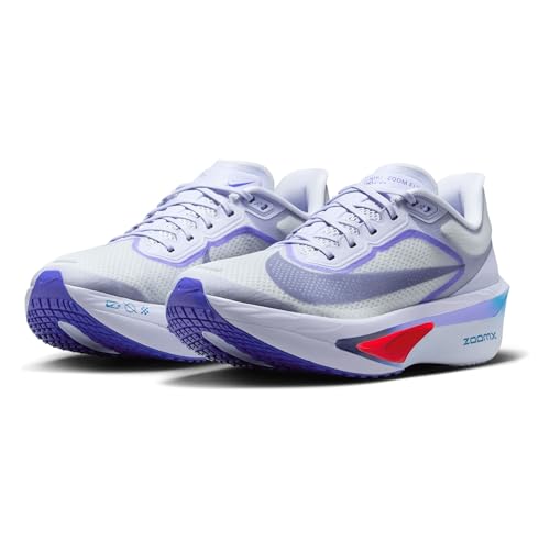 Nike Zoom Fly 6 Women's Road Racing Shoes (FN8455-004, Ghost/Football Grey/Blue Lightning/Blue Void)2