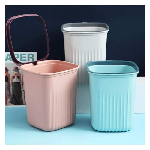 Caneca de Basura Cuadrada Sin Tapa para Baño o Cocina 1 unidad miniatura 6