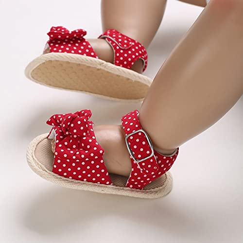 Baby Girl Bowknot Sandals Toddler Infant Soft Open Toe Sandals Beach Flats Anti Slip Softy Shoes With Ankle Strap3