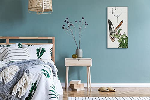 Horloge Silencieuse Sans Tic-Tac pour Chambre Horloge sur Toile Moderne 30x60cm