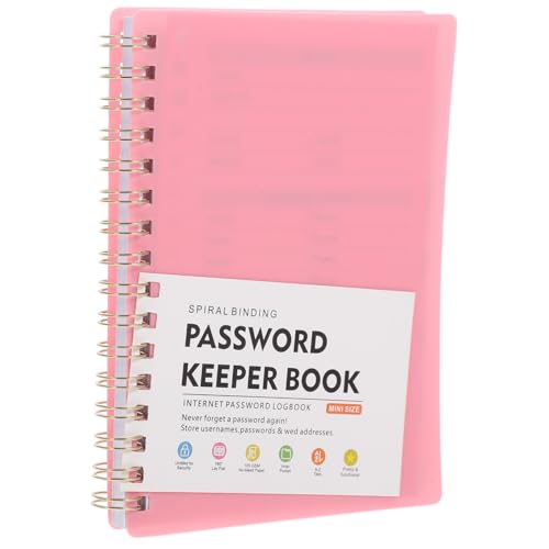 OFFSCH 軽量パスワードオーガナイザーブック アルファベットタブ付き 小型パスワードキーパーノート 高齢者向け ログイン管理用 便利な