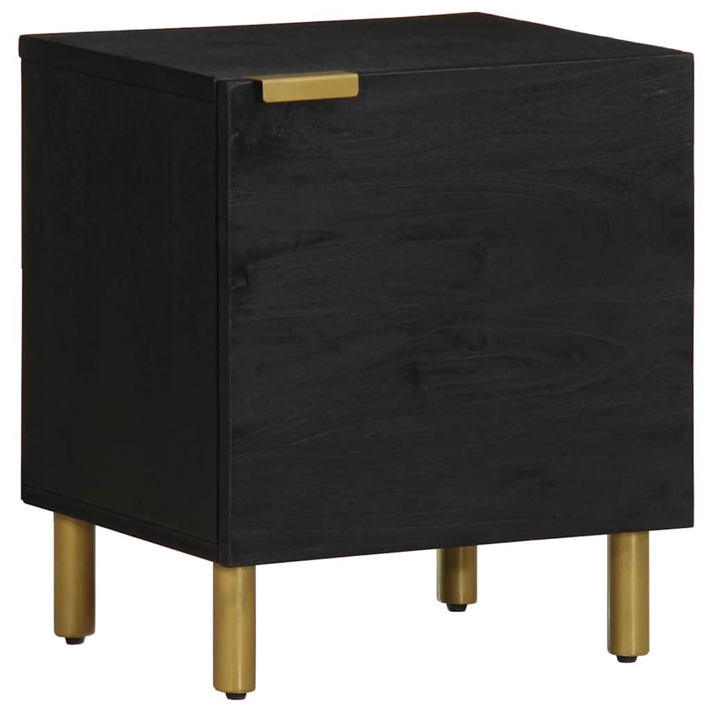 Table de chevet bois manguier massif pour chambre sans désordre