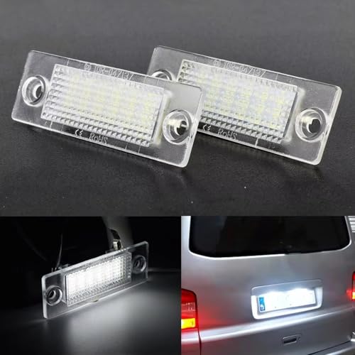 Luces para matrícula de recambio 3B5943021B para Volkswagen Caddy 3 y Touran 2