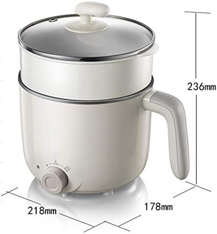 Olla Eléctrica Pequeña para Dormitorio, 1.2L, Acero Inoxidable, 600W miniatura 3