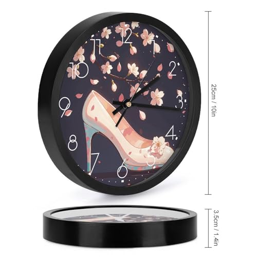 Horloge murale moderne et silencieuse ornée de cristaux chic - 3