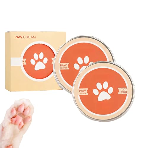 Crema de Pata para Mascotas, Crema de Pata para Patas de Perro agrietadas, bálsamo para el Cuidado de la Pata de Mascotas, bálsamo para Patas para Gatos y Perros (2pcs)