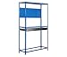 Simonrack Simonracing Box, 3/400 Kit, in acciaio galvanizzato, scaffali, colore: blu