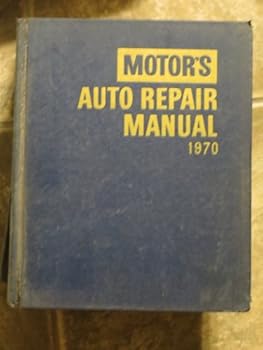 Hardcover Motor's Auto Repair Manual 1970 Service Trade Edition Book
