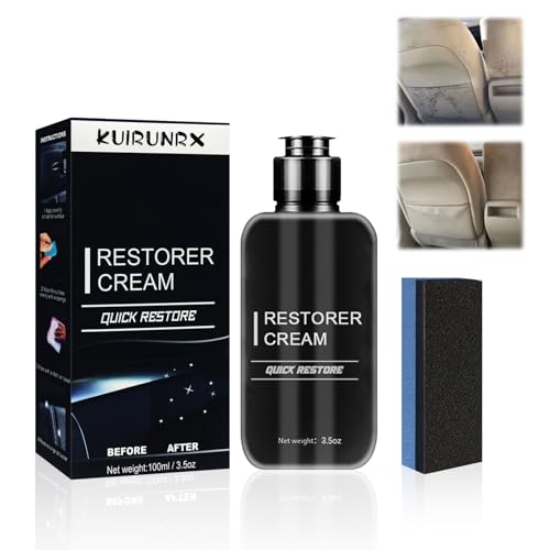 KUIRUNRX® Reparador de Plásticos de Coche, Agente de Pulido de Interiores para Coche, Agente de Recubrimiento Revitalizante de Plástico, Recauchutado para Automóviles(100ML)