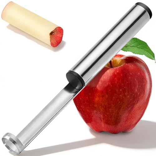 Premium Apple Corer Tool with Sharp Blade, Sturdy Apple Core Remover, Stainless Steel Corer for Apple and Pear, Easy to Use and Clean by Sukiise - Used condition - US$5.69