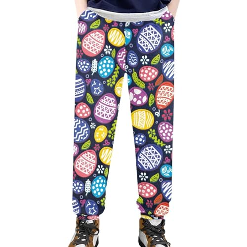 Dreaweet Boys Girls Jogger Pants Funny Graphic Sweatpants Athletic Sports Pants for Kids 4-15 Years2