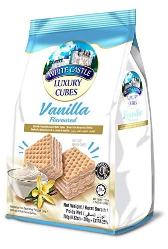 White Castle Vanilla Flavoured Cream Wafer Cubes,250g