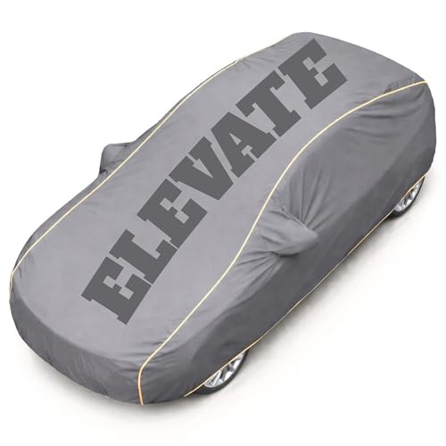 Image of Superior Grade Quality Elevate Cover (All Variants) Car Body Cover - 100% Waterproof Custom Fit with Mirror Pockets | Triple-Stitched Elastic Design, Heat Reflective, Anti-Dust, All-Weather