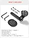 sincetop Motorrad-Bremsbehälter-Halterung, Bremspumpenabdeckung, Scooter-Handyhalterung, Serie Q [Quad], Schnellentriegelung, Aluminium, Motobike, Tank-Handy-Ständer