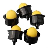 Vergaser für Primerbirne für Rasenmäher der FX-RM-Serie, schwarz und gelb, Kraftstoffpumpe, Gebläse, Ersatzteile, für Kunststoff- und Gummi-Motorwerkzeug-Zubehör, 5 Stück