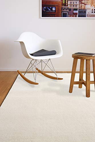 floor factory Alfombra Gabbeh Karma Natural 160x230 cm moqueta Hecha a Mano de Pura Lana Virgen