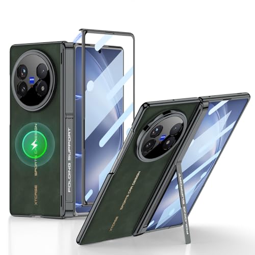 Custodia Per VIVO X Fold 5 Con Supporto Ad Anello Girevole E Pellicola Privacy – Cover Rigida In PC, Antiurto