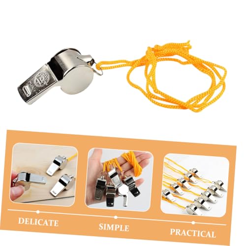 Set de 10 silbatos VICASKY con cordón para emergencias miniatura 3