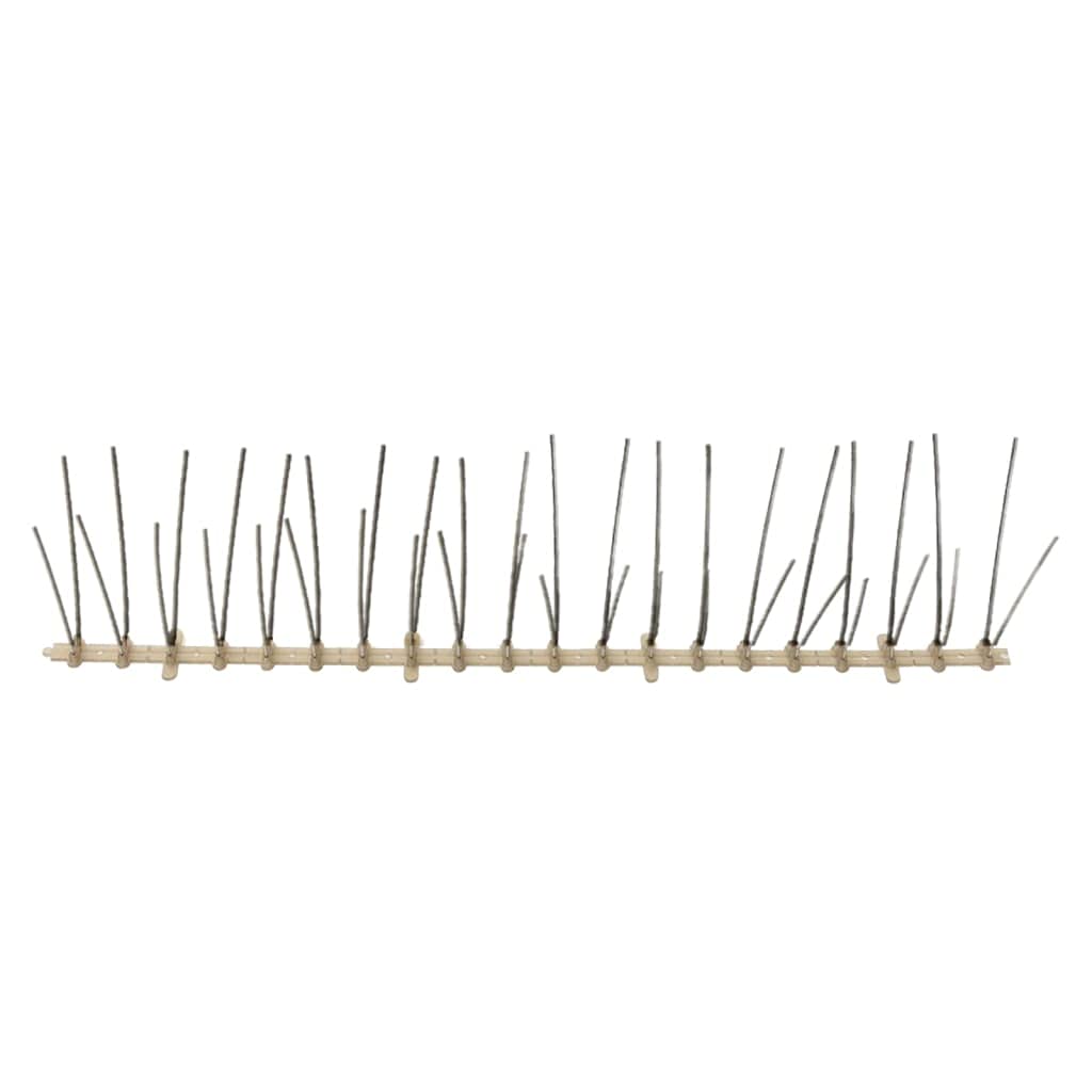 Set Dissuasori per Uccelli e Piccioni 20 pz 4 File 10 m,Forniture domestiche,Controllo infestanti,Repellenti,Repellenti per animali-149127