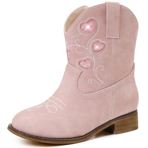 Toddler Cowgirl Boots Girls Cowboy Boot Ankle Toddler Girl Boot Kids Boots Western Horse Riding Shoes Birthday Party