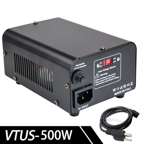 Yinleader US-DT-500VA 500W Voltage Transformer Power Converter(110V To 220V, 220V To 110V) Step Up/Down Converter 110/120 Volt thumb #2