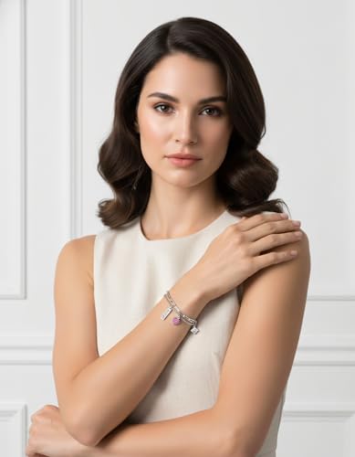 Image of KOURA 925 Sterling Silver Bracelet for Women & Girls | Sleek Adjustable Link Design | Timeless Silver Jewellery for Everyday Use, Work, Celebrations & Thoughtful Gifting
