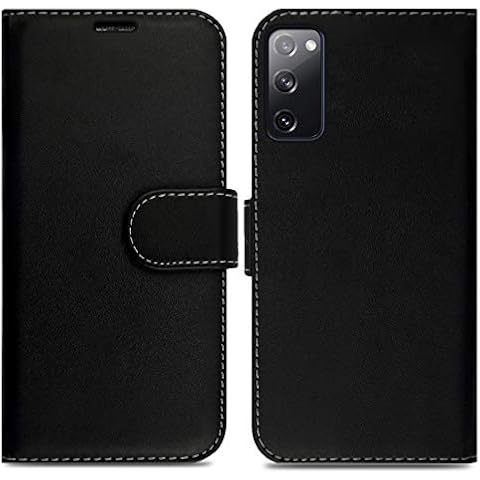 Samsung Galaxy S20 FE Case Premium PU Leather Flip Wallet Phone Case Cover Compatible with Samsung S20FE 6.5 Inch - Black Cover