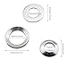 YHXiXi 4PCS Silver Stainless Steel Self Aligning Spherical Washer Set Industrial Fastener Suitable for 5/8 Inch Spindle Bench Grinders