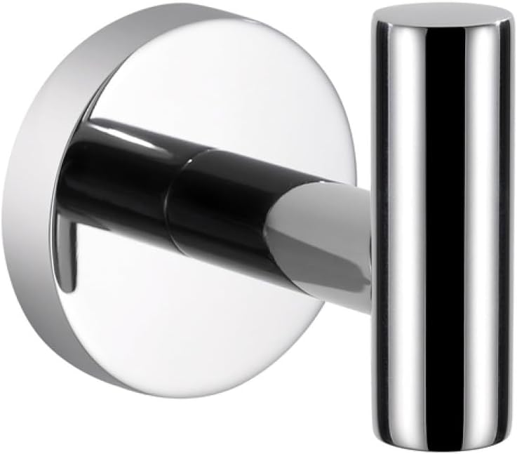 Brushed Gold Mirror Black Brushed Stainless Steel Bathroom Robe Hook Round Cloths Hooks Bath Hanger Hook,Mirror