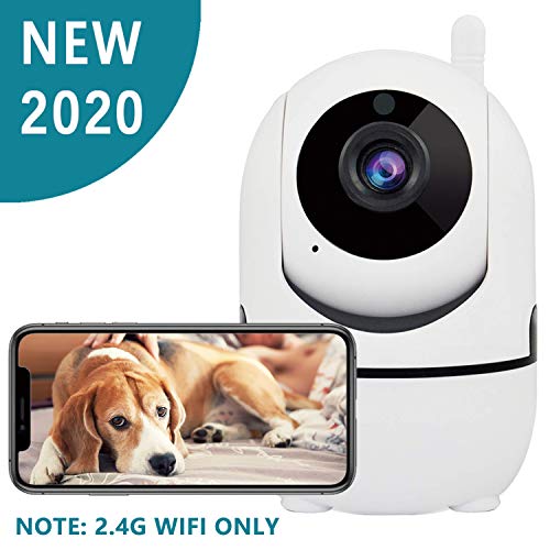 Dog Camera, 1080P Dog Camera with Phone App, Pan/Tilt/Zoom Home Camera with 2-Way