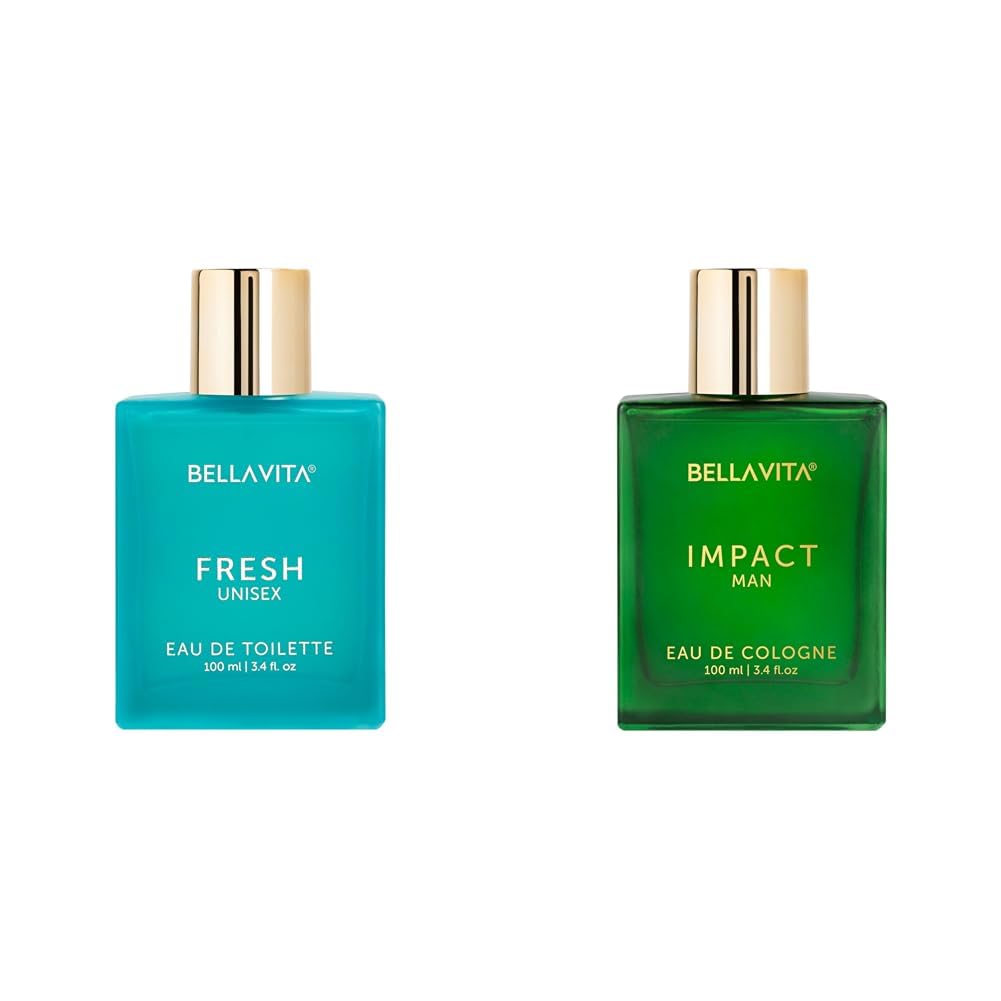 Bella Vita Luxury FRESH Unisex Eau De Toilette IMPACT MAN Eau De Cologne Perfume with Mandarin Orange Patchouli Cedar Woody Citrusy Long Lasting EDC Fragrance Scent for Men 100Ml-image-29