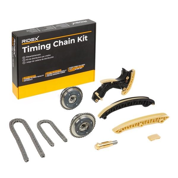 RIDEX 1389T2547 Kit de cadena de distribución con ruedas dentadas Compatible con MERCEDES-BENZ Clase C T-modell S204