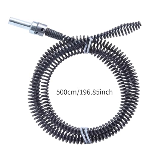 Câble de débouchage de 500cm avec connecteur pour d'évier
