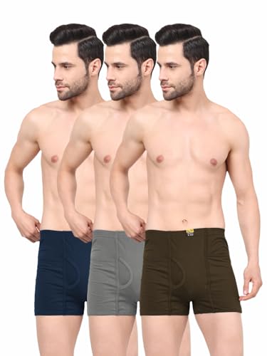 Image of Digsel Men 100% Cotton Inner Elastic Packet Trunks