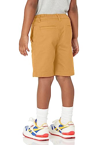 Image of Amazon Essentials Boys and Toddlers' School Uniform Woven Flat-Front Shorts with Elastic Waist