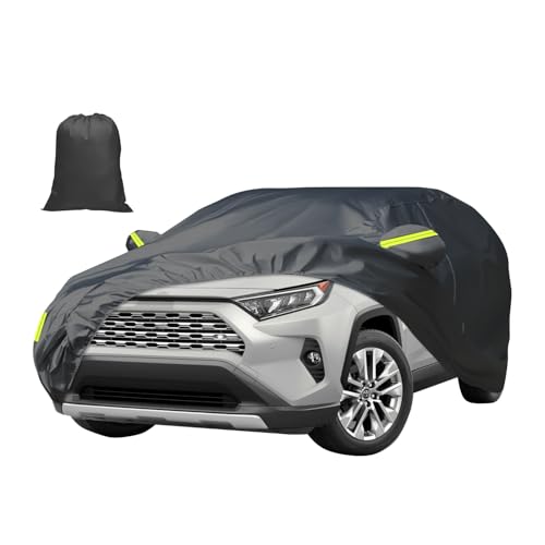 Image of 7 Layer Heavy Duty SUV Car Cover Fit for Toyota RAV4 (2006-2025) | Waterproof, Tear & UV Resistant, Outdoor Full Car Cover with Storage Bag, Windproof Sun Rain UV Dust Snow Protection