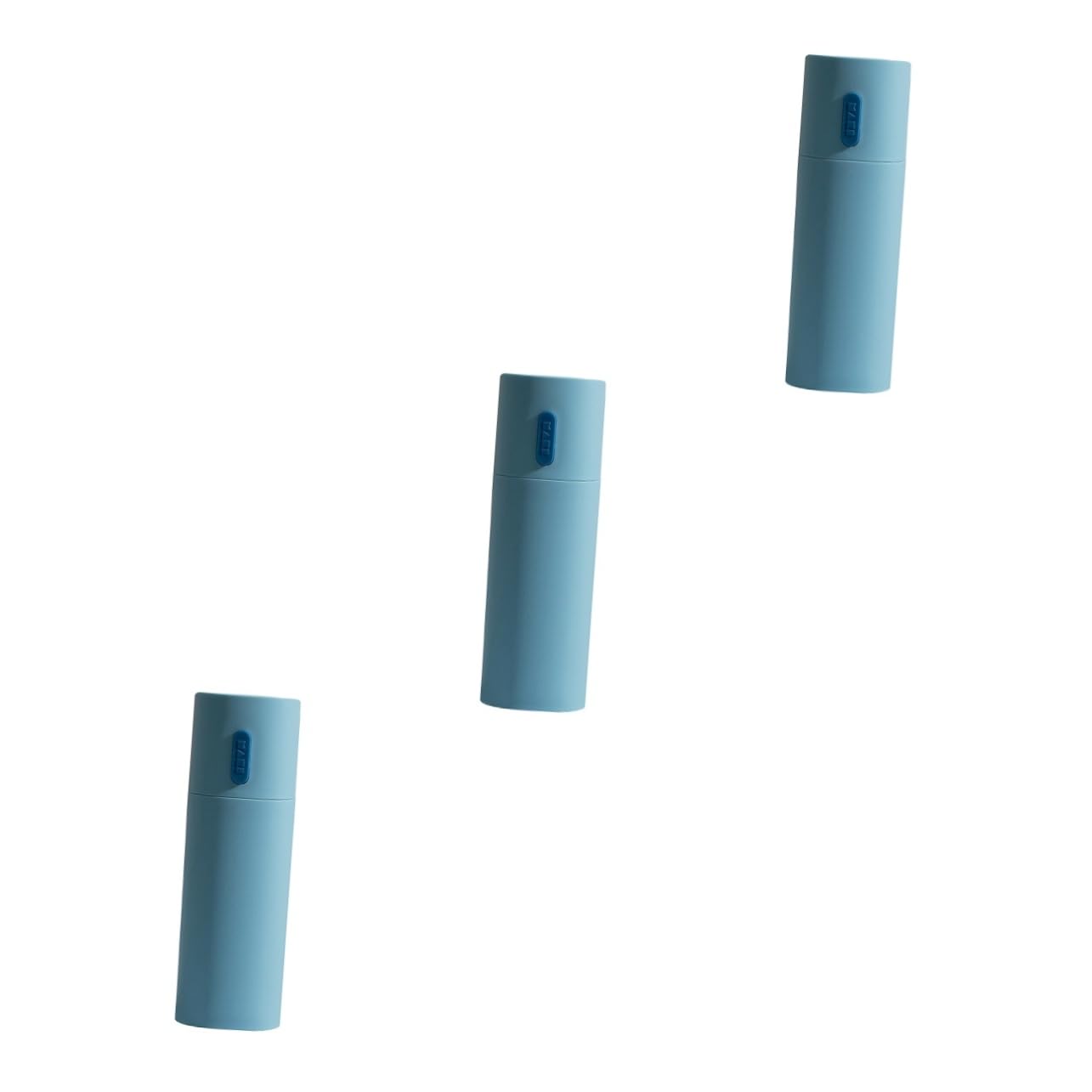 TOPBATHY 3pezzi Accessori da Bagno Porta Spazzolino e Dentifricio Contenitore Multifunzionale Blu per Viaggi Tazza per Lavarsi Denti e Conservazione Igienica