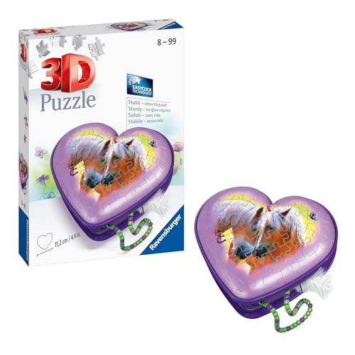 Ravensburger 3D Puzzle 11171 - Herz Pferde - 54 Teile