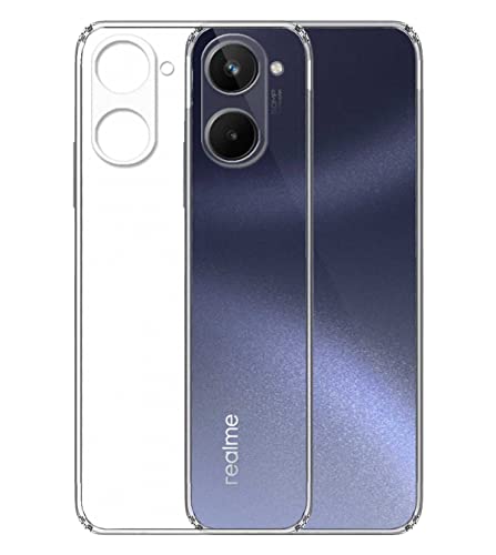 Image of Soft Silicone TPU Back Cover Compatible with Realme 10 4G