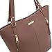 Montana West Carryall Shoulder Bag with Zippers, Women’s Tote Handbags Top-handle Shoulder Purse for Work MWC-371DPK