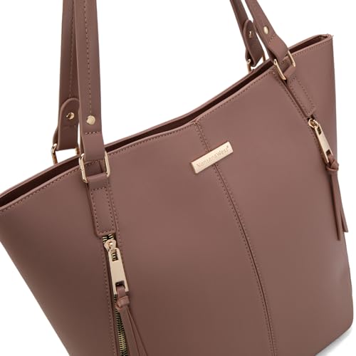 Montana West Tote Bag for Women Handbag Shoulder Top-handle Purses with Zipper3