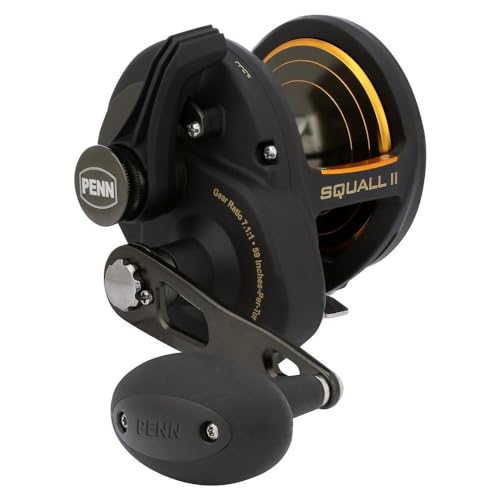 Image of Penn Squall II Level Wind Conventional Fishing Reel