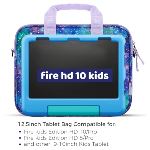 Image of Choco Mocha Kids Tablet Bag Fire HD 8 10 Tablet Carrying Case