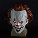Produktbild 2019 Es Kapitel Zwei Scary Clown Pennywise LED-Leuchten Maske Cosplay Halloween-Masken   mit LED-Leuchten