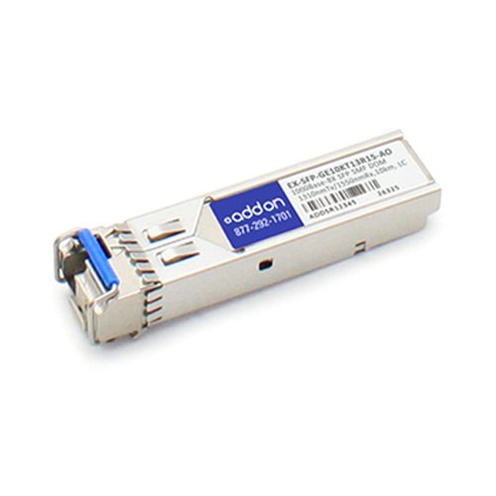Add-onputer Peripherals, L EX-SFP-GE10KT13R15-AO Juniper Networks Ex-sfp-ge10kt13r15 Compatible 1000base-bx Sfp Transceiver