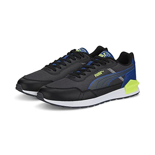 Image of PUMA Unisex-Adult Graviton Mega Asphalt-Dark Shadow-Black-Lime Squeeze-Limoges Sneaker - 7 UK (38587304)