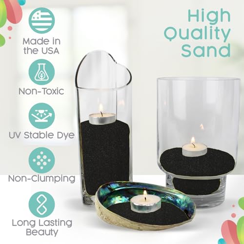 22 Oz. Black Unity Sand (Wedding Sand)