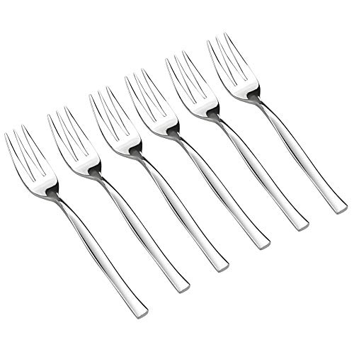 Greatest Product Idomy Stainless Steel 3-Tine Tasting Forks for Appetizers, 12-Piece Best Deal Product Idomy Stainless Steel 3-Tine Tasting Forks for Appetizers, 12-Piece